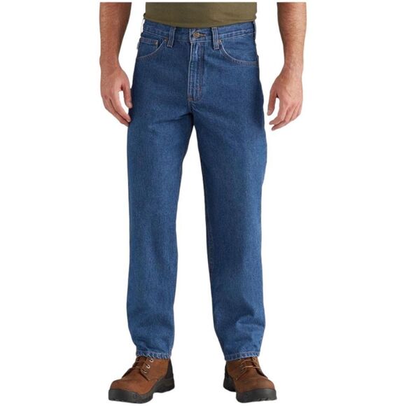 Carhartt Men’s Denim Tapered Leg Jeans Size 40x34 - Picture 1 of 11